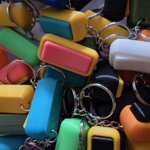 Fidget switch keychain